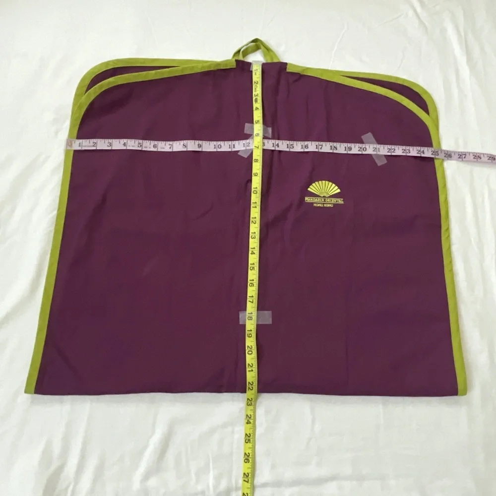 Mandarin Oriental Hong Kong Garment Bag Purple